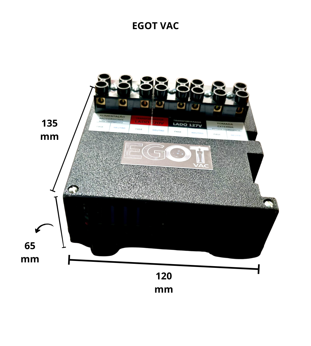 EGOT VAC – Sistema Inteligente de Conversão e Proteção de Energia para Motorhomes - Imagem 3